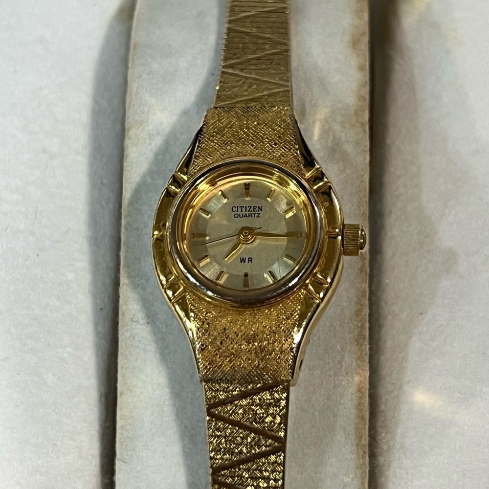 Citizens Yellow Gold plated vintage watch